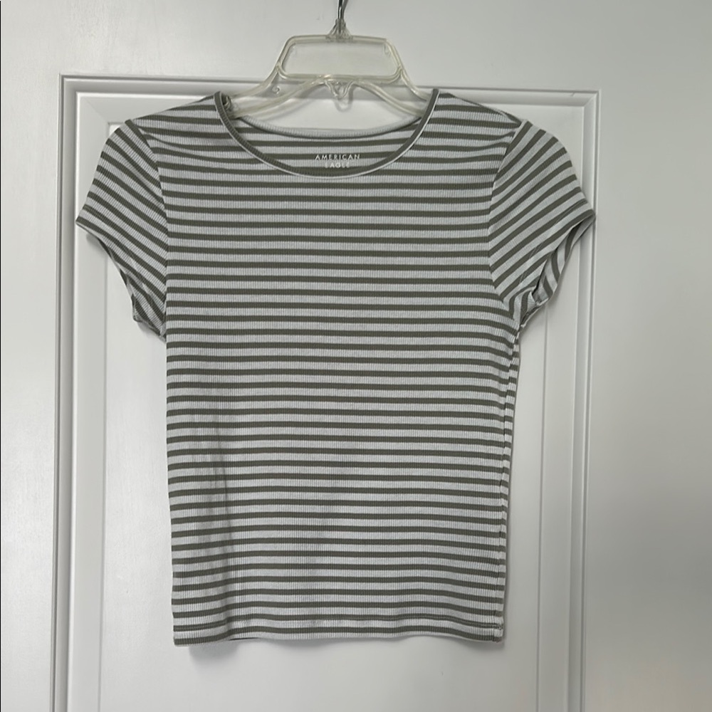 American Eagle Striped Women's Top